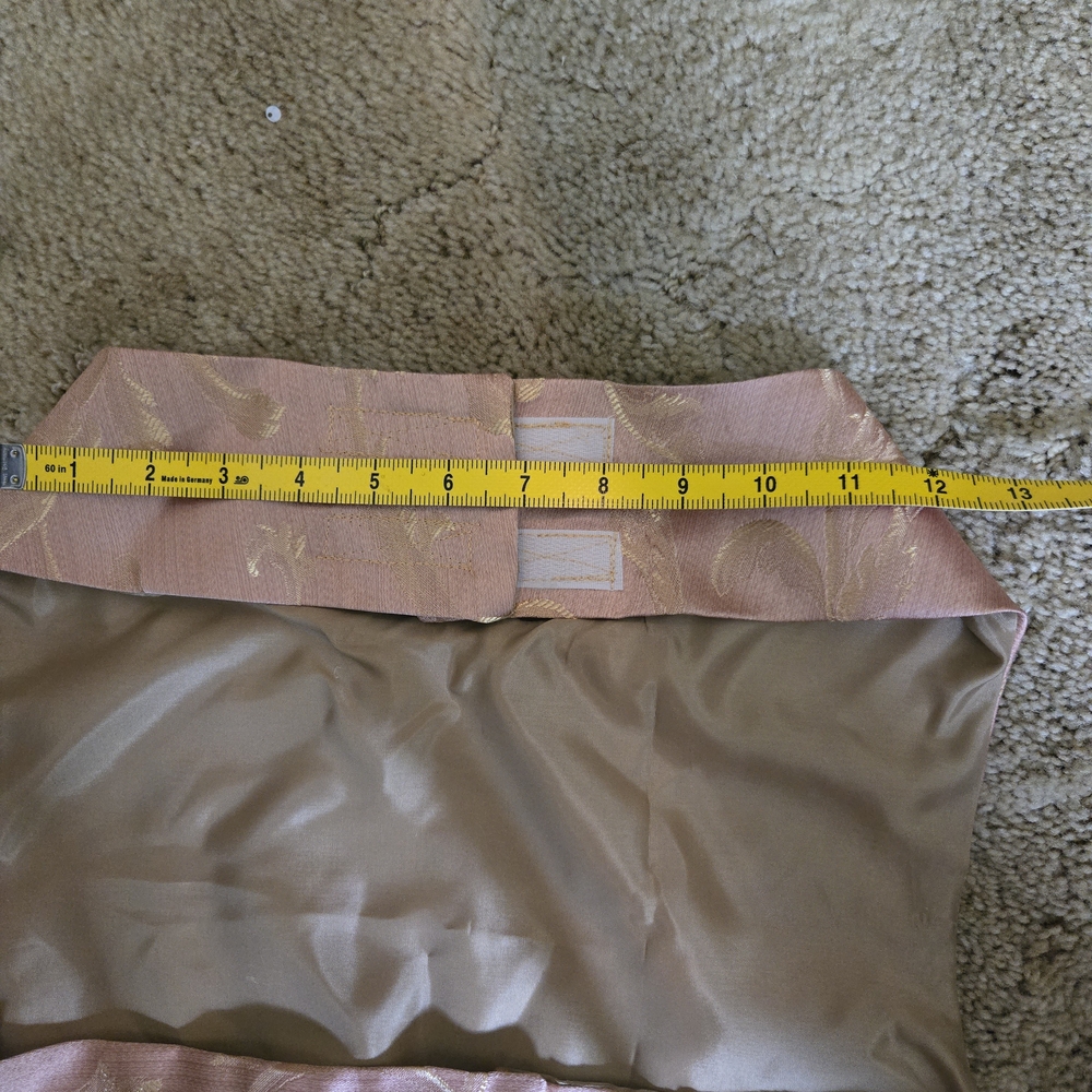 Sassy Peach, Brown and Gold Dog Dress - Picture 5 of 7